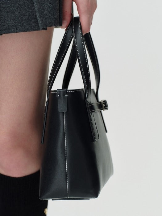 Wconcept_Depound belted bag (tote) - black