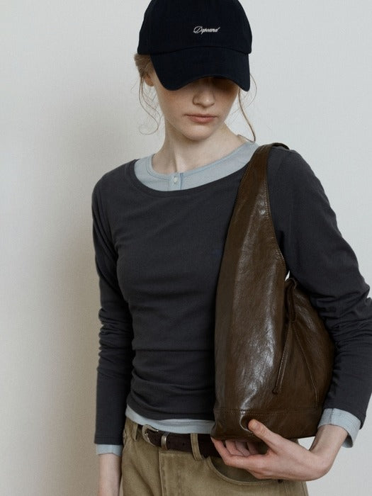 Wconcept_Depound pino bag (hobo) - brown