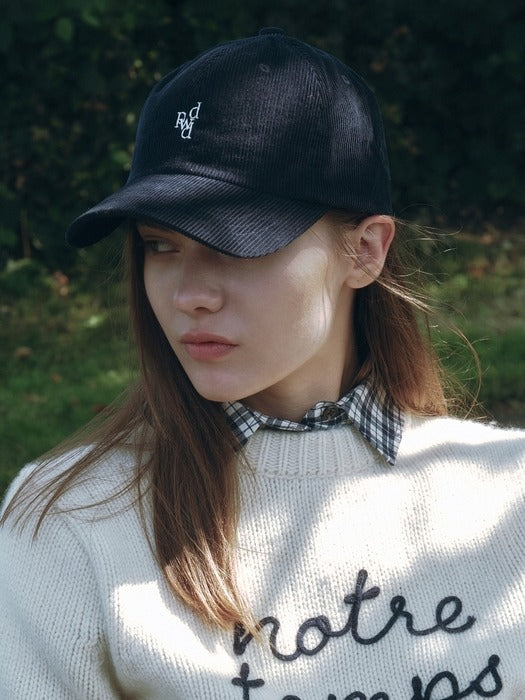 Depound dpwd corduroy cap - dark navy