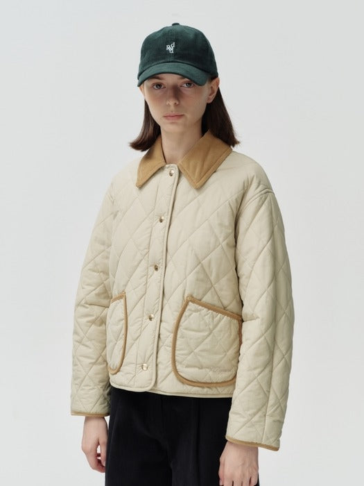 Wconcept_Depound dpwd corduroy cap - dark green