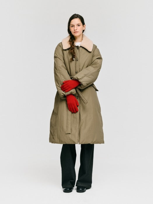 Wconcept_Depound line knit gloves - red