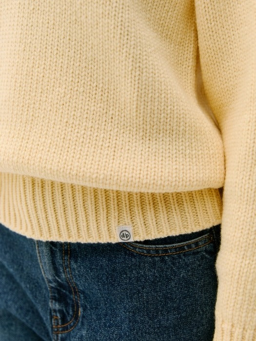 Wconcept_Depound fair isle pullover - butter