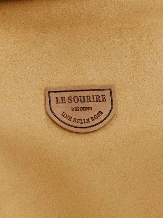Wconcept_Depound suede pocket single jacket - yellow beige