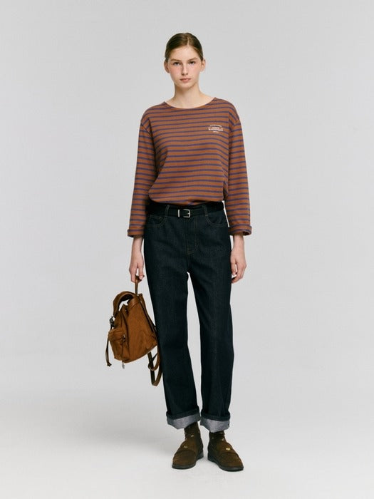 Wconcept_Depound semi wide denim pants - indigo