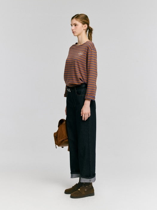 Wconcept_Depound semi wide denim pants - indigo