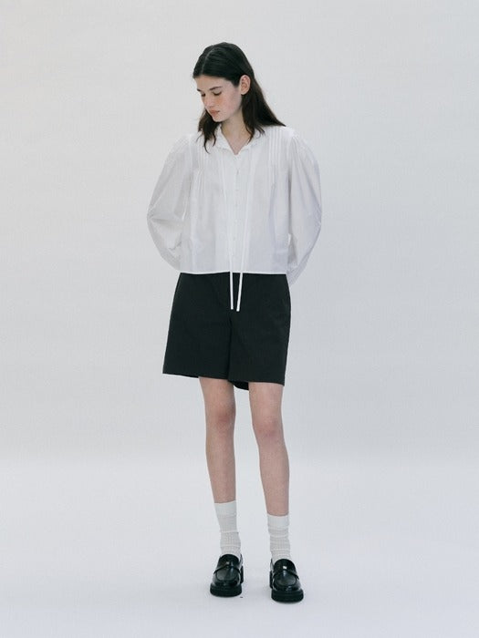 Wconcept_Depound frill blouse - white