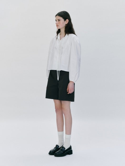 Wconcept_Depound frill blouse - white