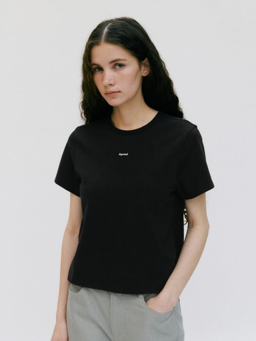 Wconcept_Depound box logo standard crop t-shirt