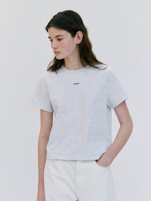 Wconcept_Depound box logo standard crop t-shirt