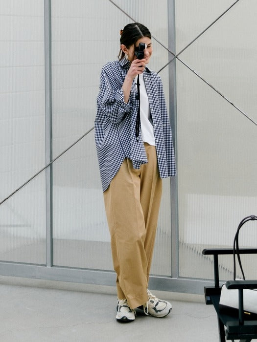 Wconcept_Depound cotton wide pants - beige