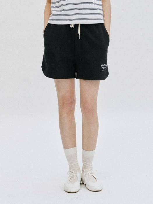Wconcept_Depound banding shorts - black