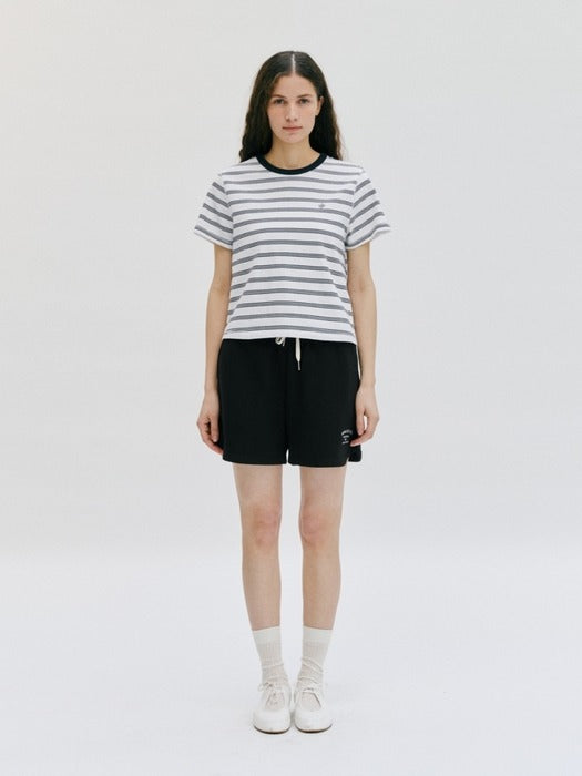 Wconcept_Depound banding shorts - black