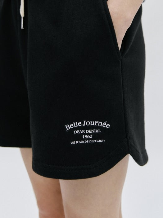 Wconcept_Depound banding shorts - black