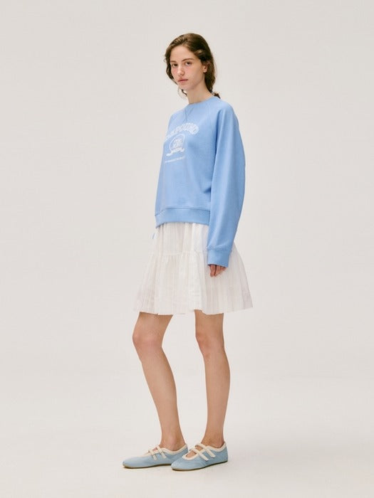 Wconcept_Depound artwork pigment sweatshirt - blue