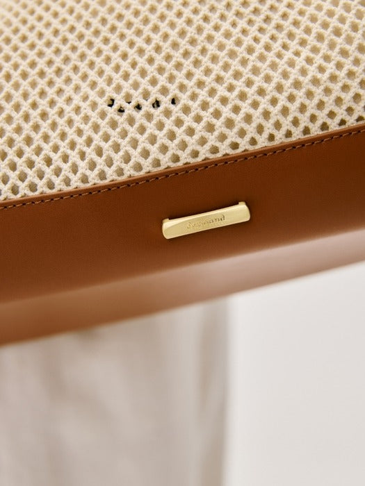 Wconcept_Depound bay net bag (shoulder) - brown (L)