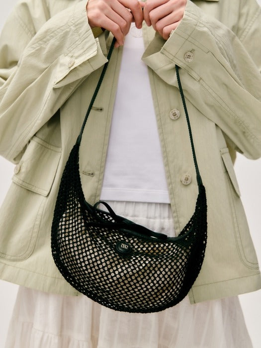 Wconcept_Depound airy net bag (shoulder) - black (S)