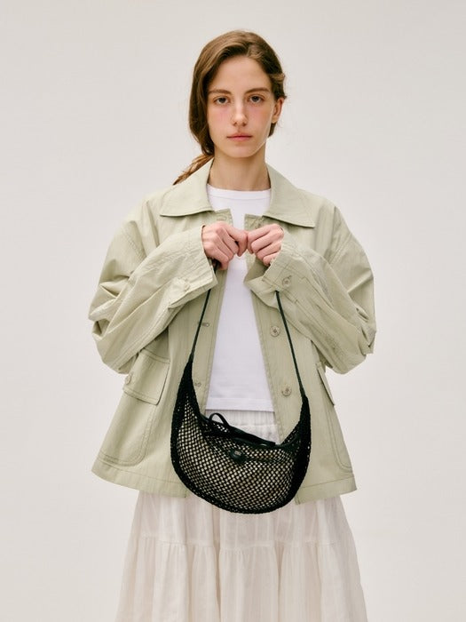 Wconcept_Depound airy net bag (shoulder) - black (S)