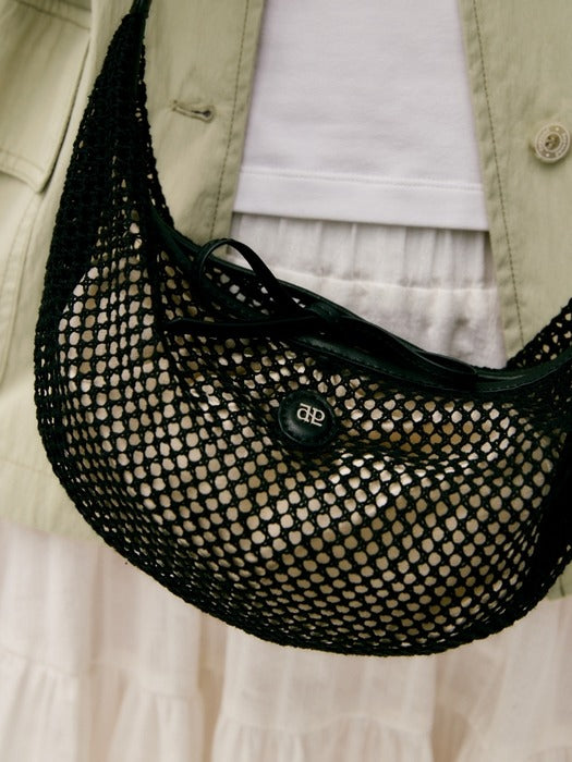 Wconcept_Depound airy net bag (shoulder) - black (S)