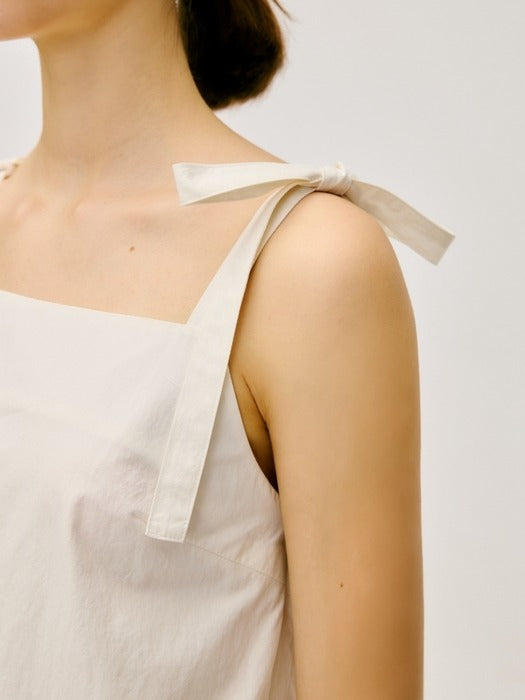 Wconcept_Depound ribbon blouse - off white