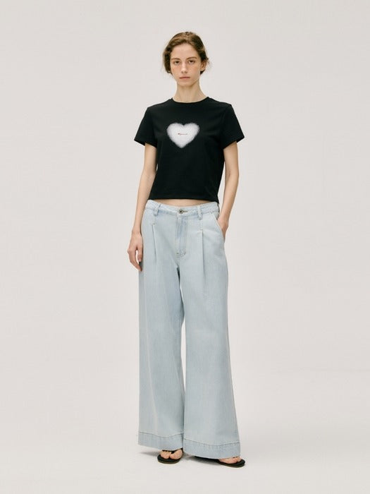 Wconcept_Depound wide tuck denim pants - light blue