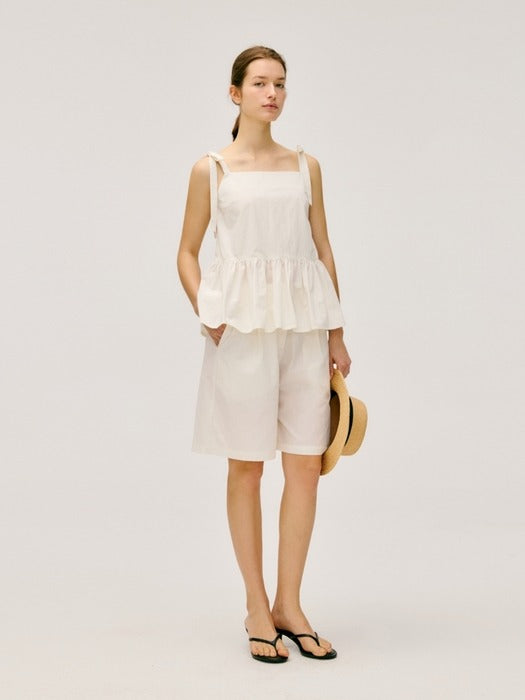 Wconcept_Depound wrinkle midi pants - off white