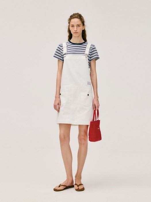 Wconcept_Depound overall one-piece - white