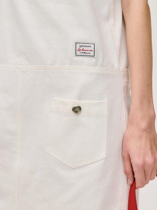 Wconcept_Depound overall one-piece - white