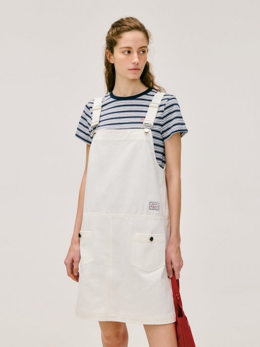 Wconcept_Depound overall one-piece - white