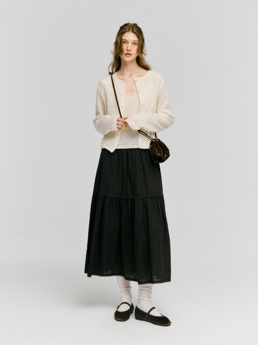 Wconcept_Depound mohair blended skashi cardigan - ivory