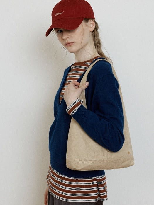 Wconcept_Depound pino bag (suede) - light beige