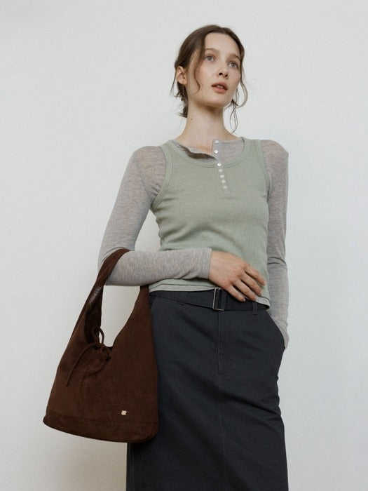 Wconcept_Depound pino bag (suede) - brown