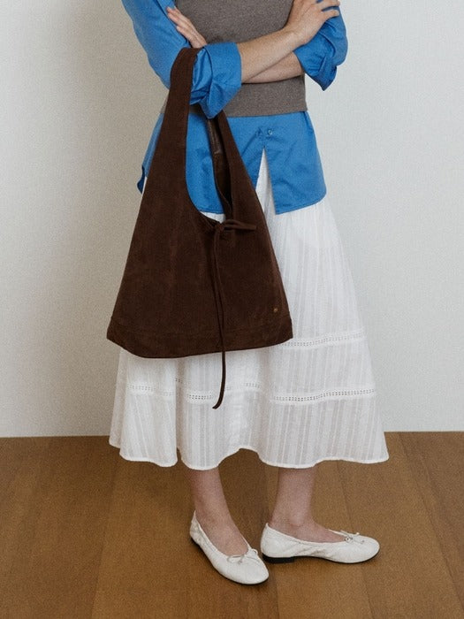 Depound pino bag (suede) - brown (L)