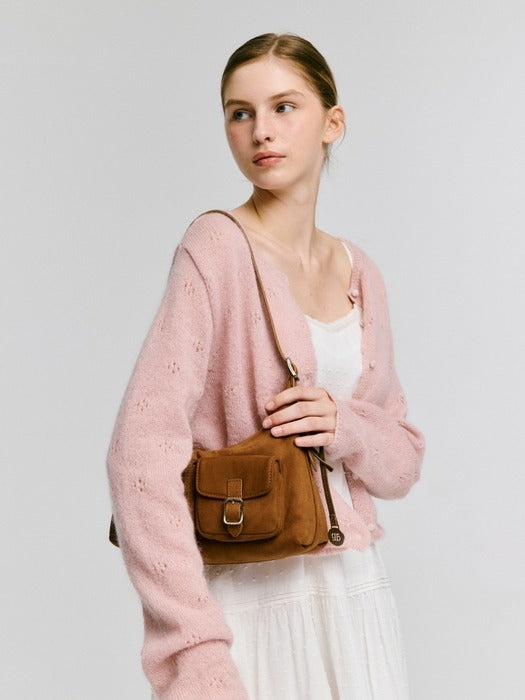 Wconcept_Depound suede pocket bag - brown