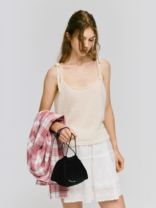 Wconcept_Depound string mini pouch - black
