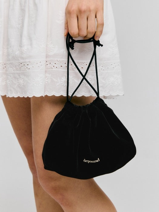 Wconcept_Depound string mini pouch - black