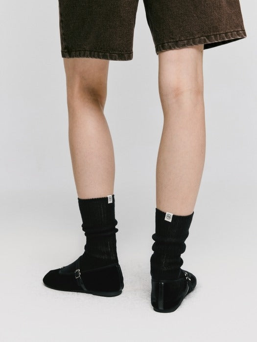 Wconcept_Depound sheer knit socks - black
