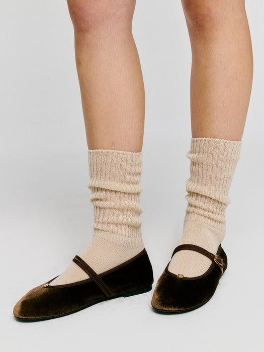Wconcept_Depound sheer knit socks - light beige