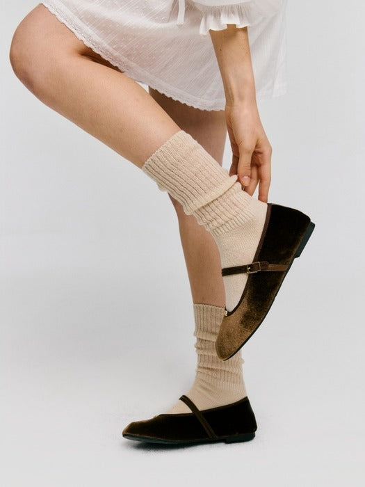 Wconcept_Depound sheer knit socks - light beige