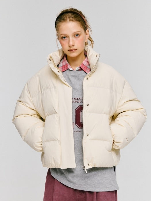 Wconcept_Depound high neck duck down short padding