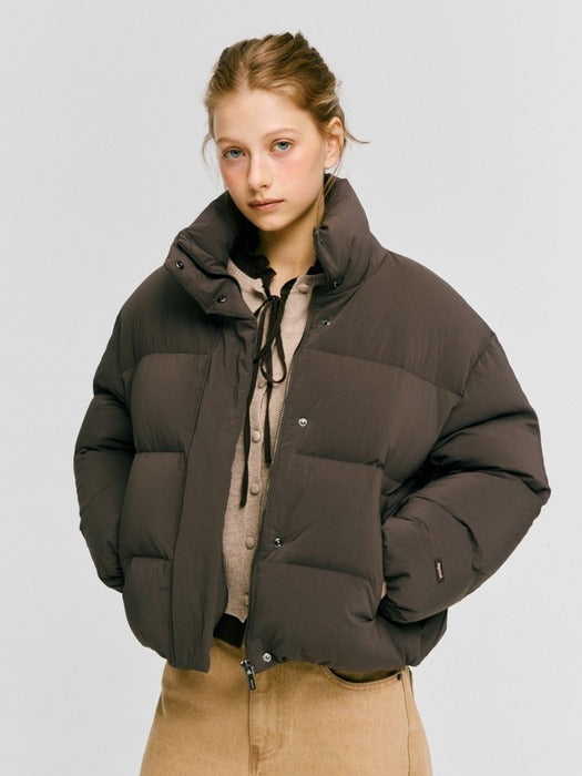 Wconcept_Depound high neck duck down short padding