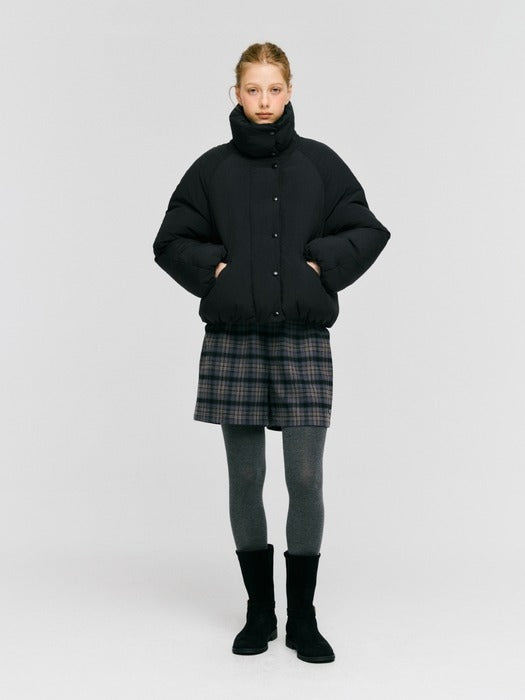 Wconcept_Depound stand collar duck down padded jumper