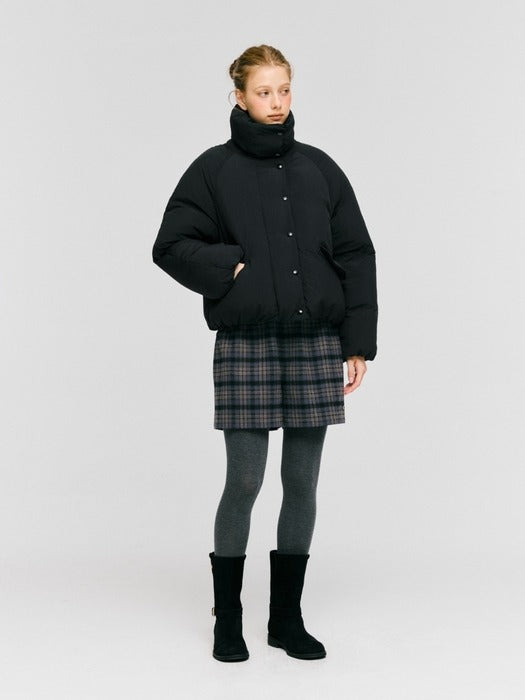 Wconcept_Depound stand collar duck down padded jumper
