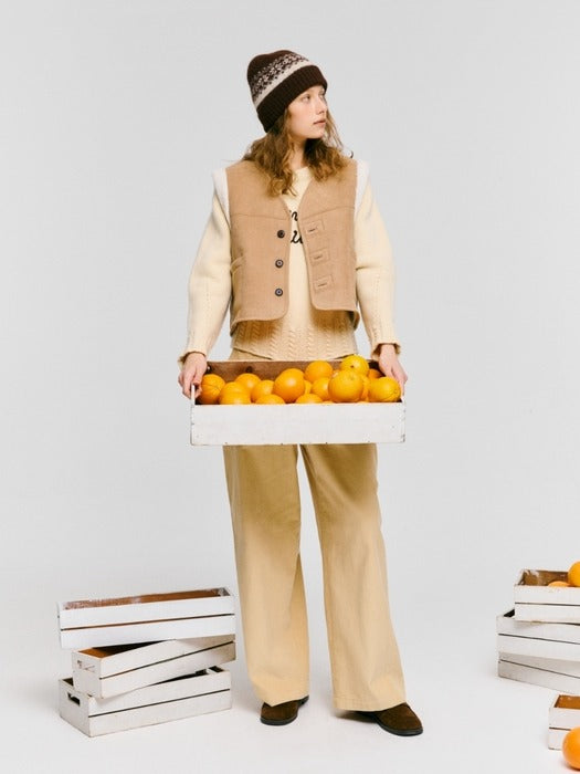 Depound reversible shearing vest - taupe