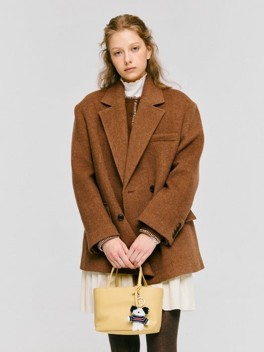 Wconcept_Depound ople leather bag (tote) - butter