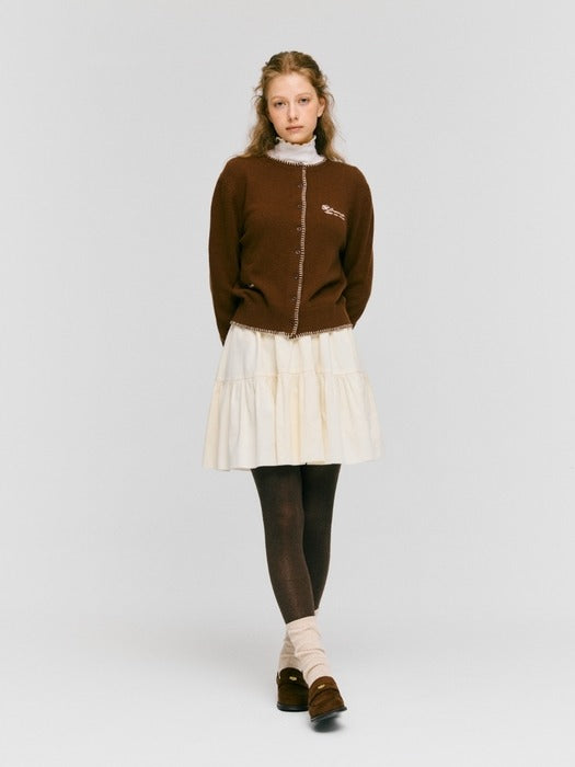 Wconcept_Depound label wool knit socks - oatmeal