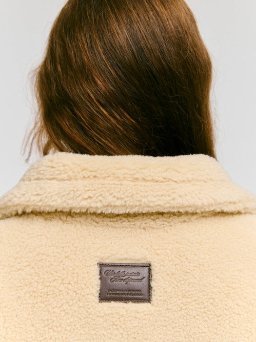 Wconcept_Depound reversible shearing half mustang - dark brown