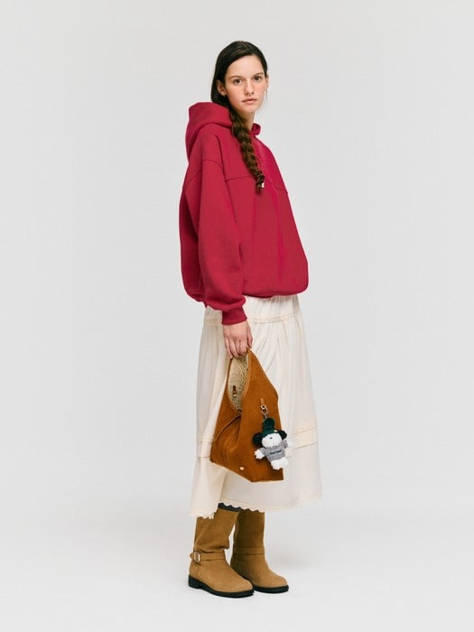 Wconcept_Depound benny keyring in cable knit - ivory