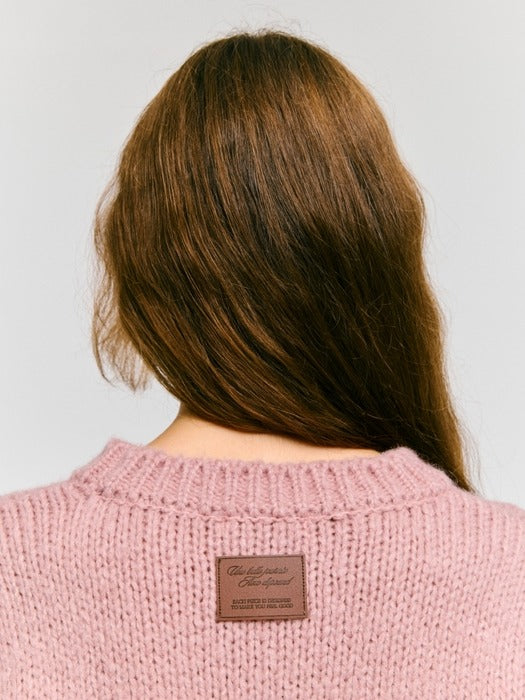 Wconcept_Depound ski graphic pullover - indian pink