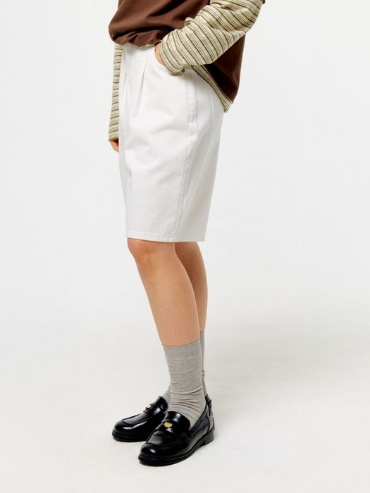 Wconcept_Depound basic cursive logo socks - melange grey