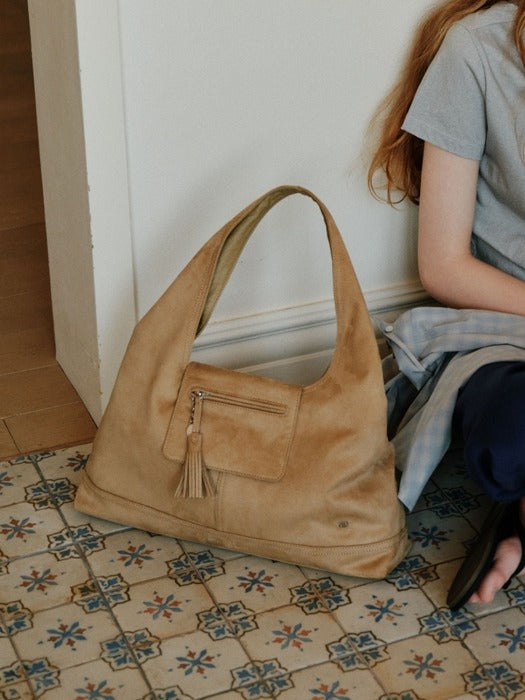 Wconcept_Depound Noa bag (suede) - light beige